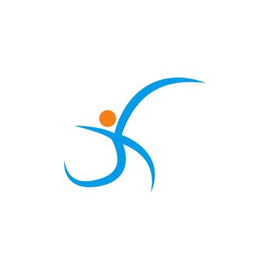 İnsan karakter vektör tasarım şablonu çizimi