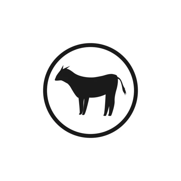Goat Vector Design Template Illustration — Stock Vector