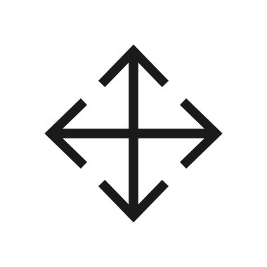 simge vektör tasarım şablonunu resimlemesini büyüt