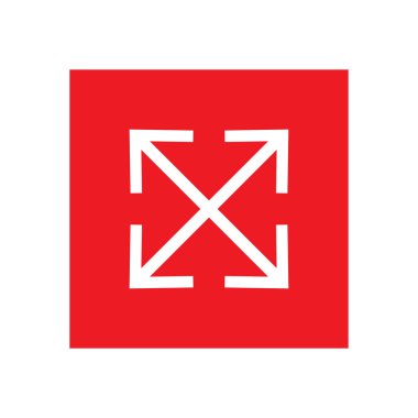 simge vektör tasarım şablonunu resimlemesini büyüt