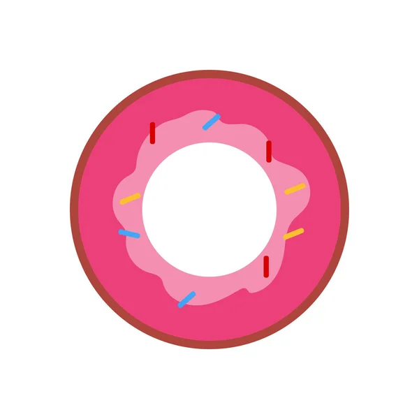 Donuts Vector Diseño Plantilla Ilustración — Vector de stock