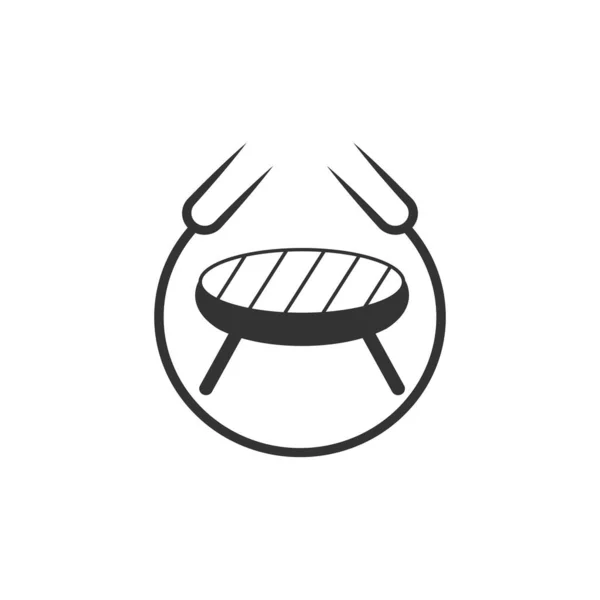 Griglia Vettoriale Logo Icona Disegno Modello Illustrazione — Vettoriale Stock