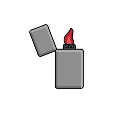 gaz hafif vektör tasarım şablonu çizimi