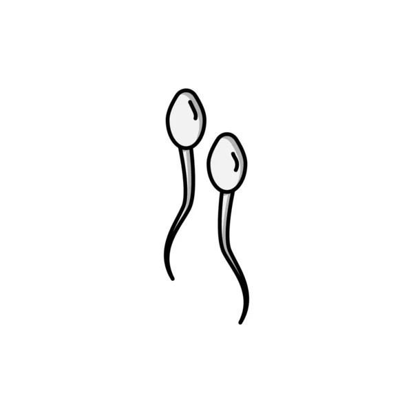 Sperm Vector Design Template Illustration — Stock Vector