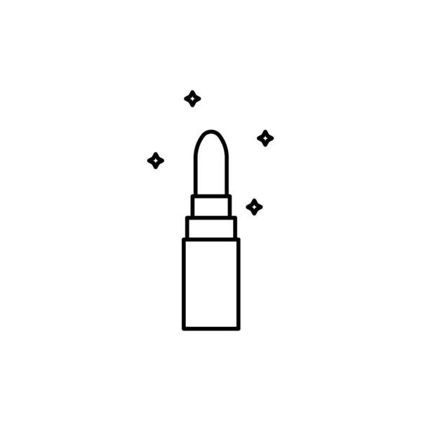 Lippenstift Pictogram Ontwerp Template Geïsoleerd — Stockvector