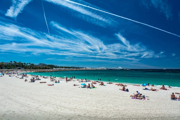 Cannes France Juin 2019 Cannes Est Située Sur Côte Azur — Photo