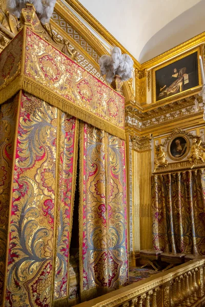 Versailles Frankreich August 2019 Das 1701 Geschaffene Schlafzimmer Des Königs — Stockfoto