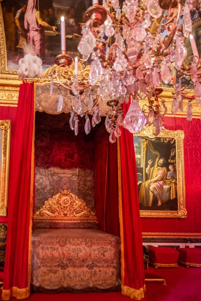 凡尔赛的皇家卧房 — 图库照片
