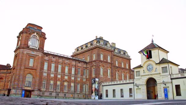 Venaria Reale Piemont Itálie Cca Červenec 2016 Vstup Královský Palác — Stock video