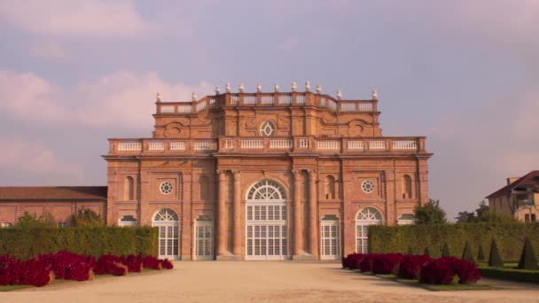 Venaria Reale Italien Piemonte Oktober 2018 View Fasaden Citroneria Reggia — Stockvideo