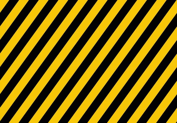 長方形の黒い線の黄色い印を警告します 黒と黄色の対角線のストリップと抽象的な背景は 危険ゾーンの背景 — ストックベクタ