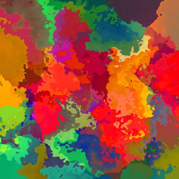 Abstrakt Färgade Mönster Textur Bakgrunden Levande Brokiga Färger Modern Målning — Stockfoto