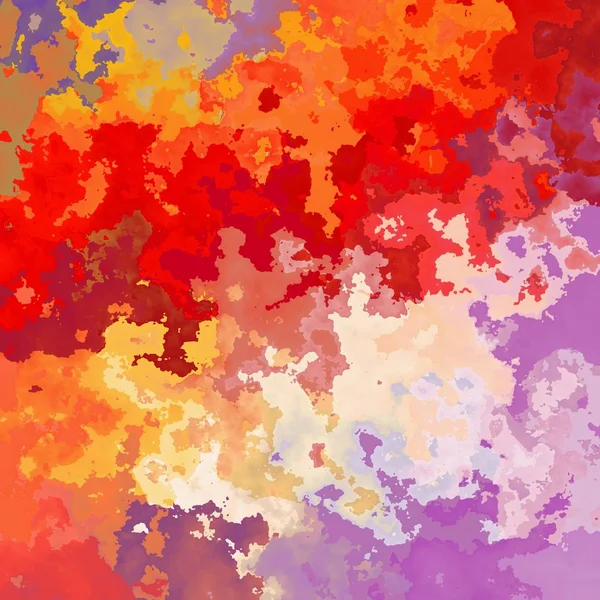 Abstract Stained Pattern Texture Background Vibrant Variegated Red Orange Purple — Stock Photo, Image