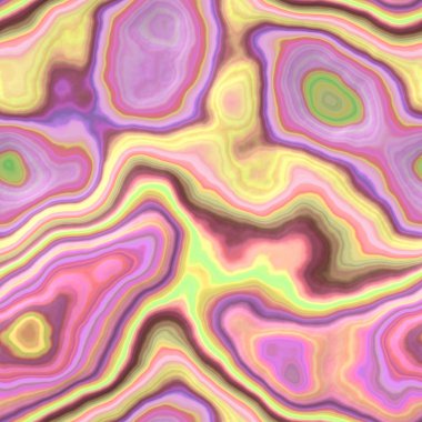 mermer akik taşlı Dikişsiz desen doku arka plan - şirin bebek pembe, sarı ve mor renk - pürüzsüz bir yüzey