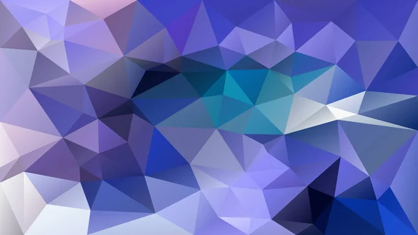 ベクトル抽象的な不規則な多角形の背景 三角形の低ポリ パターン 明るいネオン青シアン パープル バイオレット色 — ストックベクタ