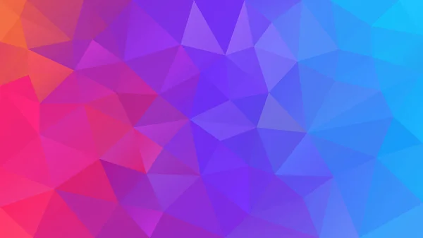 Vektor Abstrakt Unregelmäßiger Polygonaler Hintergrund Dreieck Low Poly Pattern Neon — Stockvektor