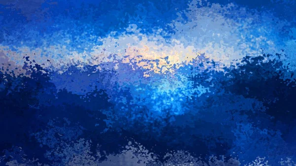 抽象的な染色パターン テクスチャ四角形の背景海と青い色の空 近代絵画アート 水彩画の効果 — ストック写真