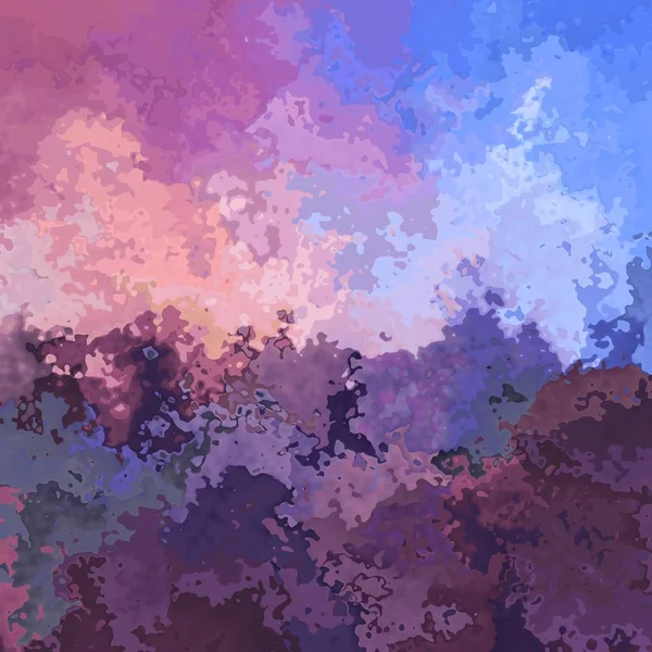 ステンド グラス パターン テクスチャ平方背景ラベンダー紫ウルトラ バイオレット スカイブルー ラズベリー オーキッド ピンク色 近代絵画美術館 — ストック写真