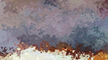 Soyut animasyonlu arka plan sorunsuz döngü video - Suluboya efekti - gri mor kahverengi beyaz renkli lekeli