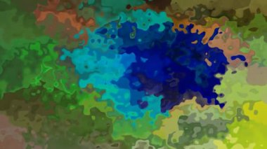 arka plan sorunsuz döngü videosu - Suluboya efekti animasyon soyut lekeli - 