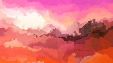 arka plan sorunsuz döngü videosu - Suluboya efekti animasyon soyut lekeli