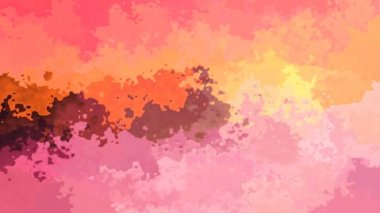 arka plan sorunsuz döngü videosu - Suluboya efekti animasyon soyut lekeli