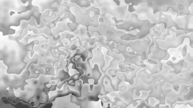 lekeli arka plan sorunsuz döngü video - suluboya splotch etkisi - gri ve beyaz - gri tonlamalı Soyut animasyon
