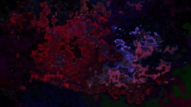 Soyut animasyonlu arka plan sorunsuz döngü video - suluboya splotch etkisi - siyah, koyu mor, mor, Bordo, Bordo ve merlot rengi lekeli