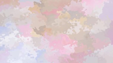 animasyonlu lekeli arka plan sorunsuz döngü video - suluboya splotch etkisi - açık pastel renk pembe, mor, mor, Lila ve iyiymiş
