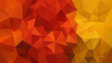 vektör arka düzensiz poligon plan - üçgen düşük poli desen - sonbahar sonbahar kırmızı turuncu ve sarı renk