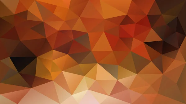 ベクトルの抽象的な不規則な多角形の背景 三角形の低ポリ パターン 秋秋の色黄色 オレンジ モスグリーン レッド カーキと眉 — ストックベクタ