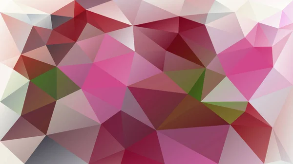 抽象的な不規則な多角形の背景 三角形の低ポリ パターン ホット ピンク マゼンタ 赤紫赤 アイボリー ホワイト グレー色をベクトルします — ストックベクタ