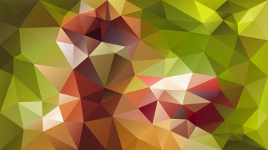 düzensiz poligon arka plan - üçgen düşük poli desen - sonbahar sonbahar renk - yeşil, haki, kırmızı, kahverengi, rusty, turuncu vektör