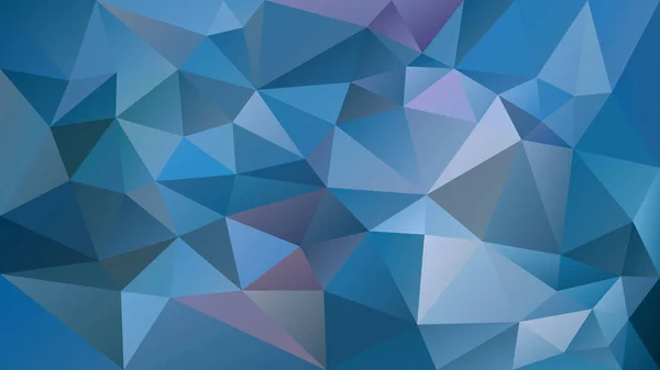 ベクトル抽象的な不規則な多角形背景 三角形の低ポリ パターン セルリアン ブルーと紫バイオレット グレー色 — ストックベクタ