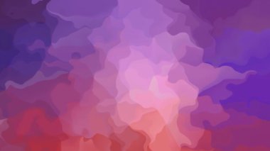 arka plan sorunsuz döngü video - suluboya splotch etkisi - tatlı pembe, leylak rengi, mor ve menekşe rengi lekeli Soyut animasyon twinking