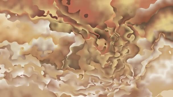 Абстрактное Анимированное Мерцание Окрашенный Фон Бесшовный Цикл Видео Эффект Акварели — стоковое видео