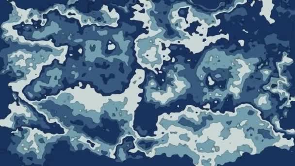 Abstrait Animé Scintillement Fond Teinté Boucle Sans Couture Vidéo Aquarelle — Video