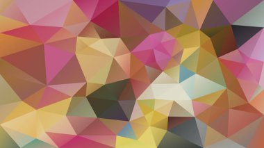 tam spektrum pastel renkli variegate vektör arka düzensiz poligon plan - üçgen düşük poli desen - çok renkli