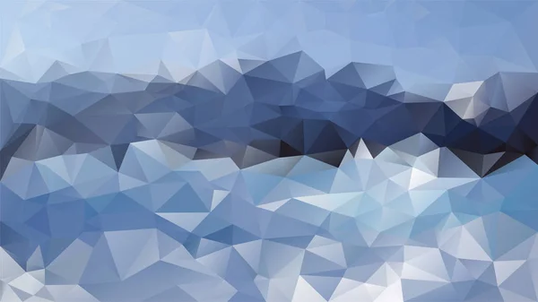 Vektor Abstrakt Unregelmäßigen Polygonalen Hintergrund Dreieck Niedrigen Poly Muster Winter — Stockvektor