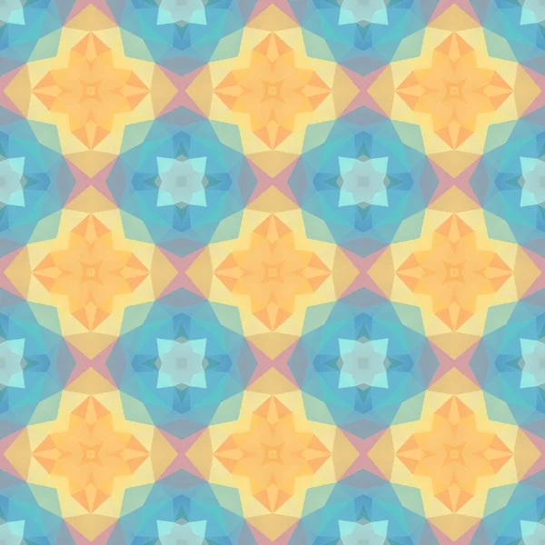 Mosaic Kaleidoscope Seamless Pattern Texture Background Baby Pastel Colors Colored — Stock Photo, Image