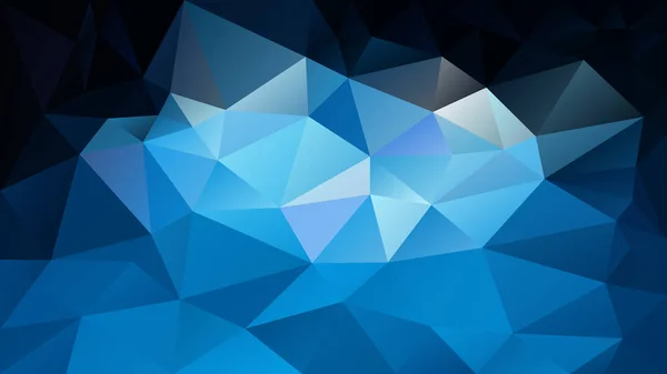 Vektor Abstrakt Unregelmäßigen Polygonalen Hintergrund Dreieck Niedrigen Poly Muster Himmelblau — Stockvektor