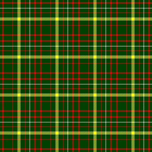 チェック ダイヤモンド タータン プラッド スコッチ キルト生地シームレス パターン テクスチャ背景 暗い緑 赤と白の色 — ストック写真