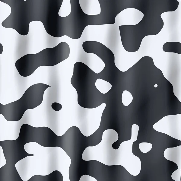 Seamless Pattern Texture Background Cow Plaid Leather Black White Colored — Stock Photo, Image