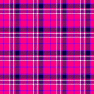 Checked elmas tartan ekose viski İskoç eteği kumaş Dikişsiz desen doku arka plan - renk pembe, Fuşya, orkide, pembe, mor, mor, beyaz