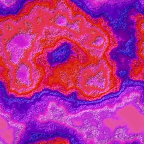 大理石瑪瑙石のシームレス パターン テクスチャ背景 ネオン カラー蛍光レッド ホット ピンク マゼンタ パープル バイオレットによる粗面 — ストック写真