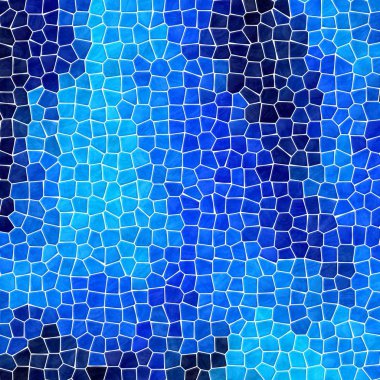 Soyut doğa mermer plastik taşlı mozaik karolar gölgeler doku arka plan ile beyaz harç - karanlık ve aydınlık, parlak renk - deniz kuvvetleri, royal, gök mavisi, ultarmarine, Indigo ve bebek mavi