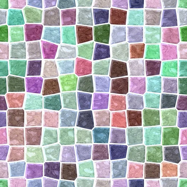 Podlahové Mramorové Mozaiky Vzor Bezešvé Pozadí Bílou Spárovací Hmoty Světle — Stock fotografie