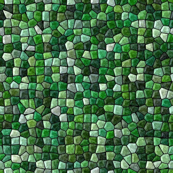 表面地板大理石马赛克图案无缝的背景与黑色灌浆-翡翠绿色 — 图库照片