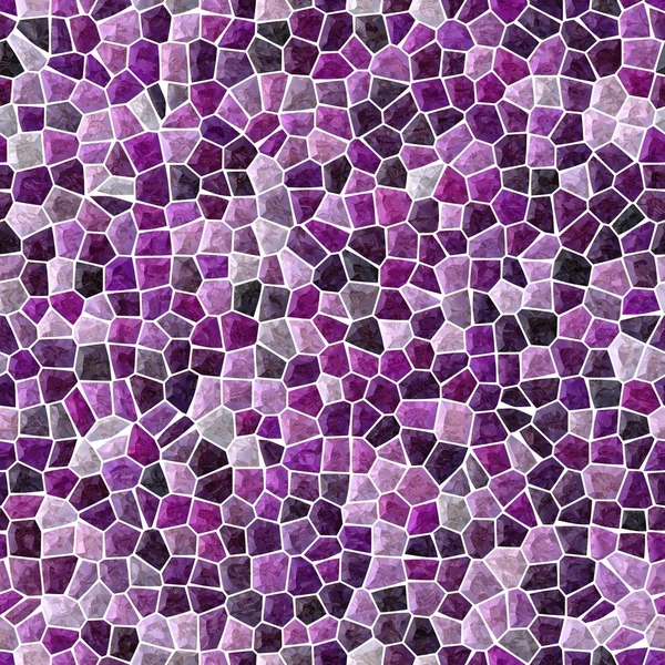 表面地板大理石马赛克图案无缝的背景与白色灌浆-紫色紫色颜色 — 图库照片