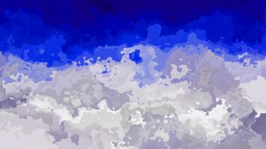 animasyonlu arka plan animasyon beyaz bulutlar gökyüzü gri renk suluboya